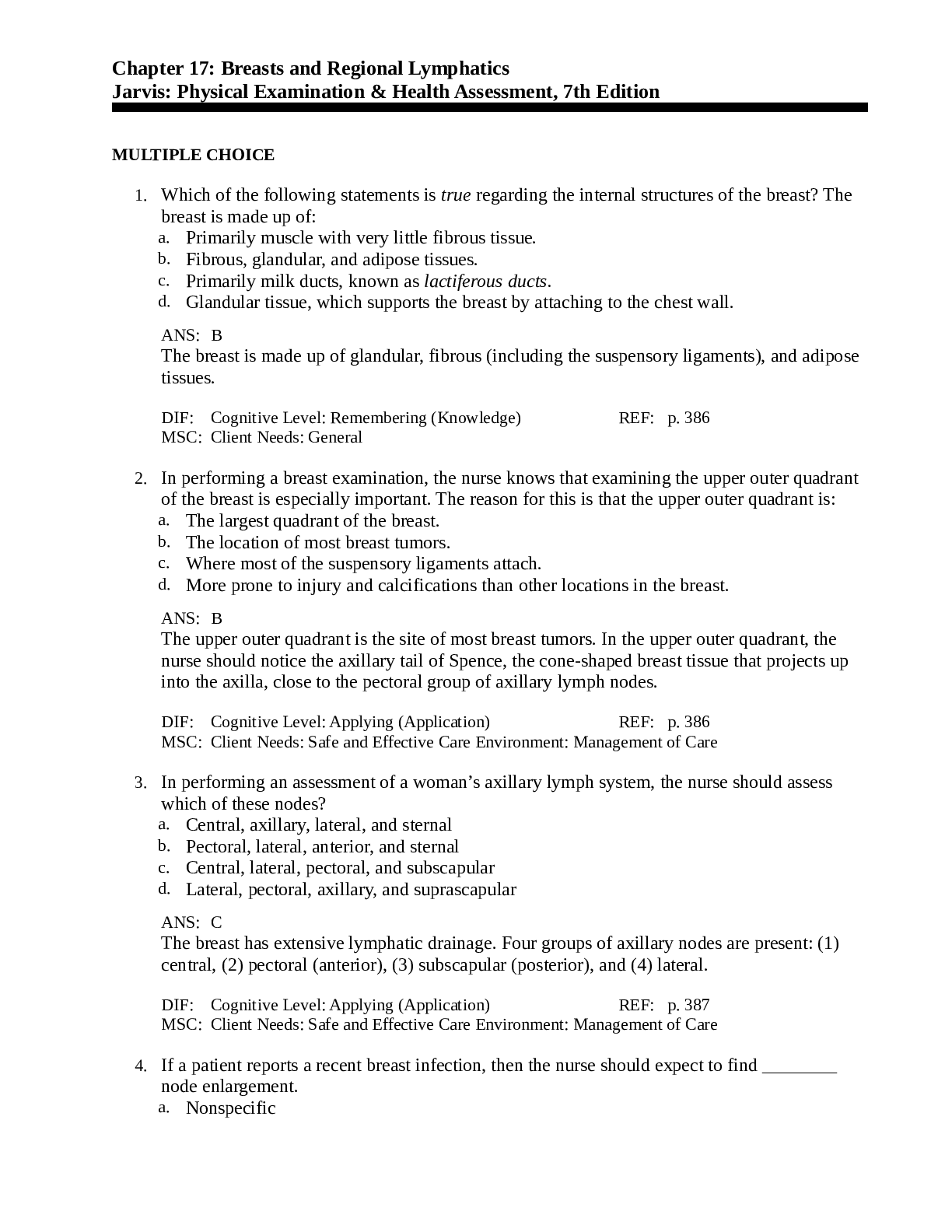 Preview image for Chapter 17: Digestive System Disorders Test Bank