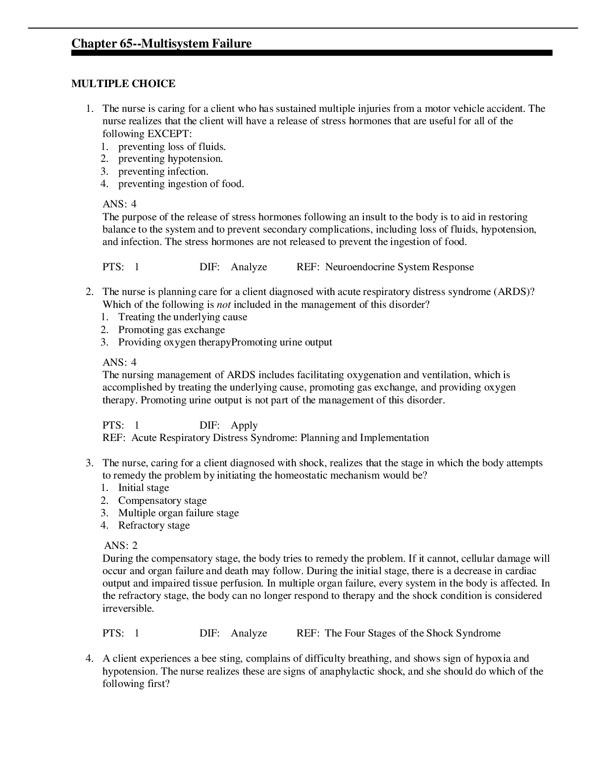 Preview image for NUR 2790 Nursing III Exam 3 Questions & Answers Complete.