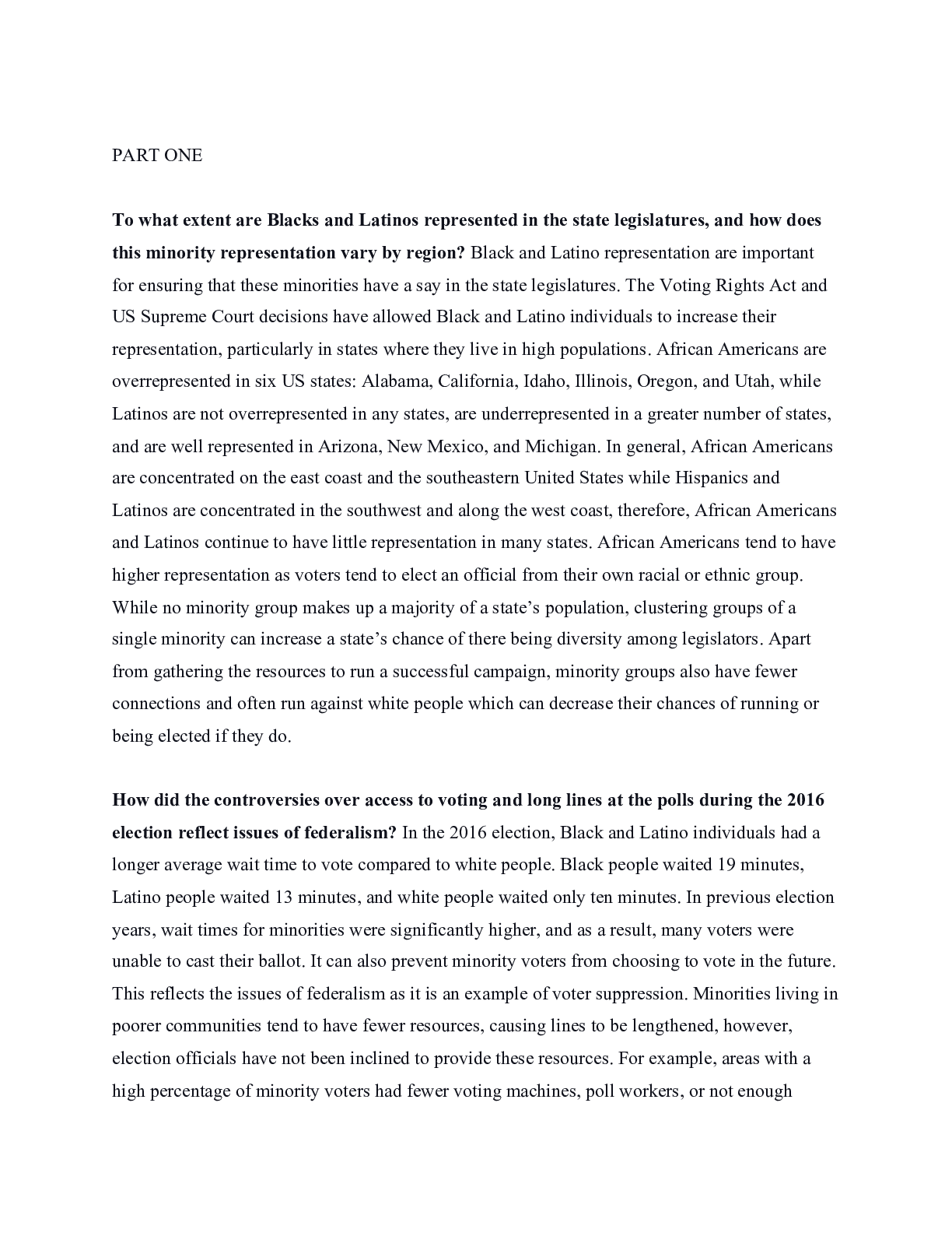 Preview of federalism