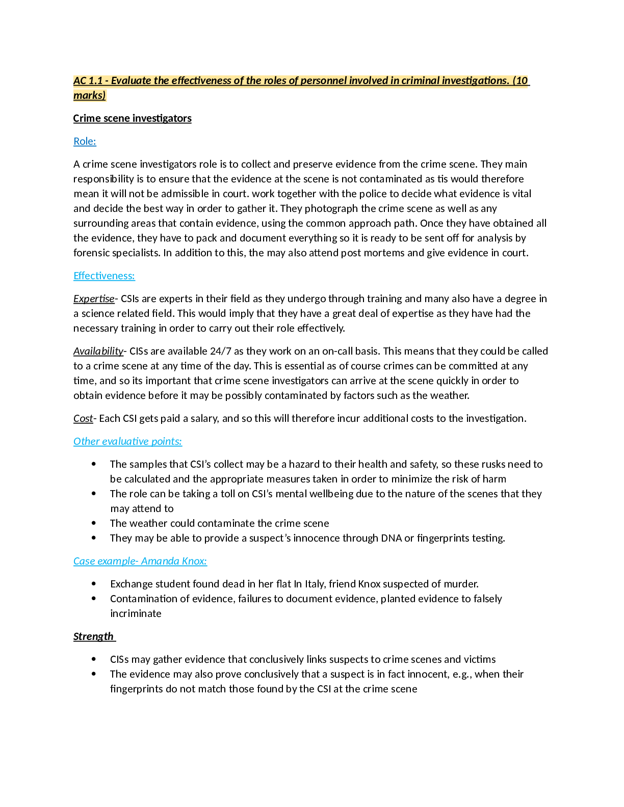 Preview image for Criminology unit 3 notes latest with summary (100% well enlightened)