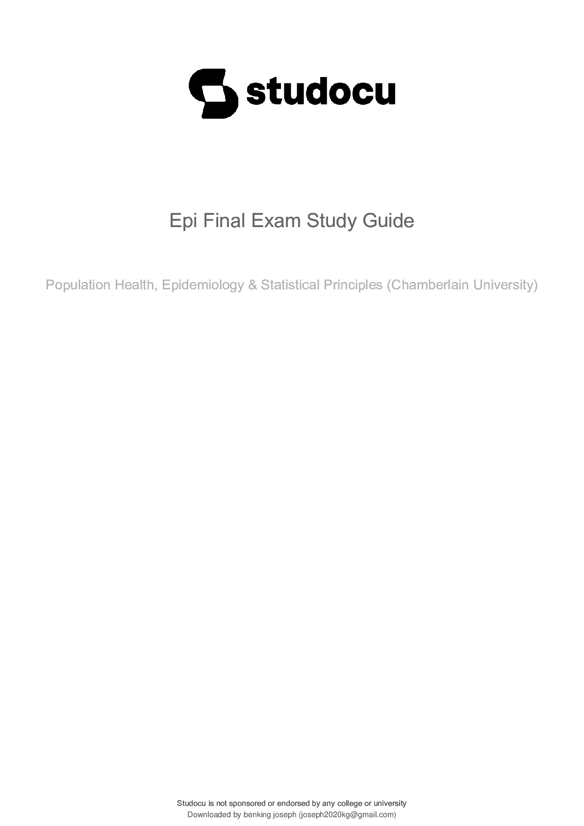 Preview image for NR503 FINAL EXAM STUDY GUIDE