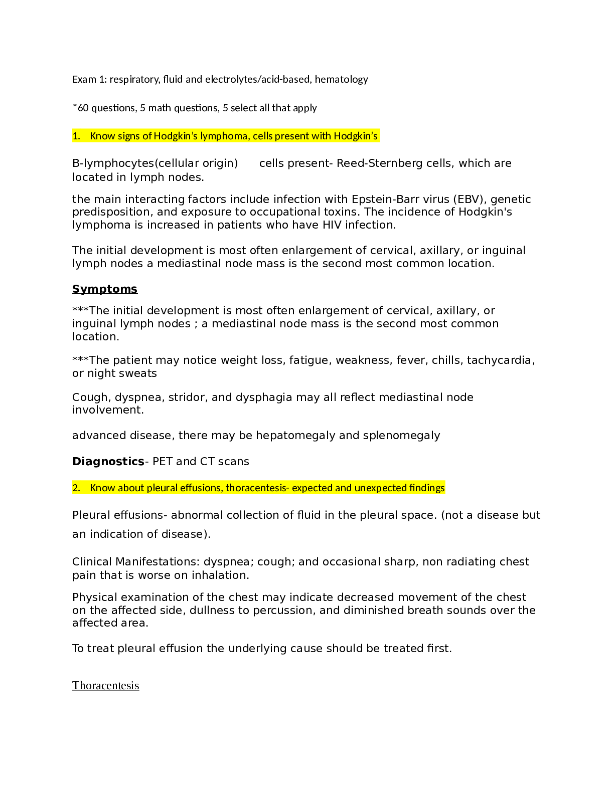 Preview image for NU 302 - Exam 1 Study Guide/ NU 302 - Exam 1 Study Guide.