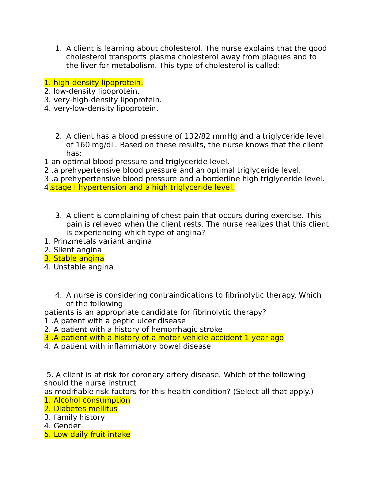 Preview image for NRSNG NUR2790 Exam 3 RN 3 QUESTIONS AND ANSWERS. (Updated Solution)100% verified