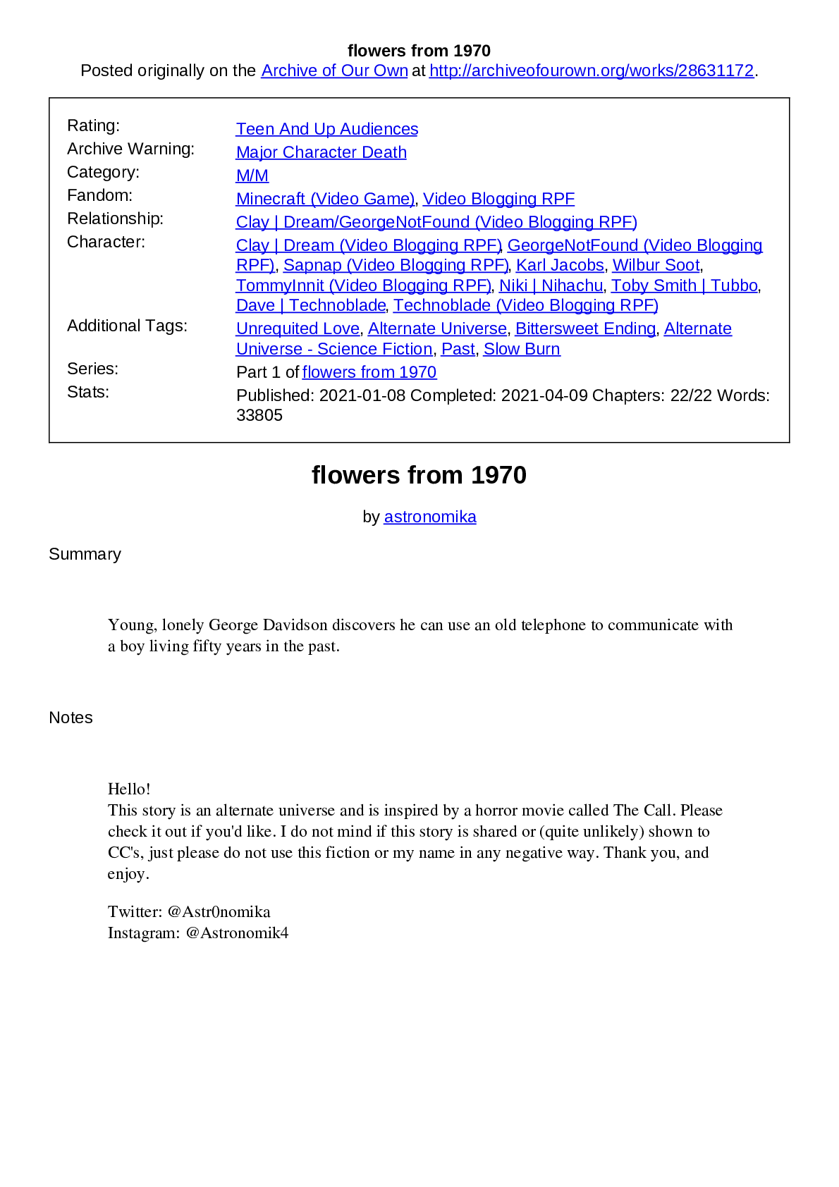 Preview image for Alta High ENGLISH 2010 flowers_from_1970 TO TODATE