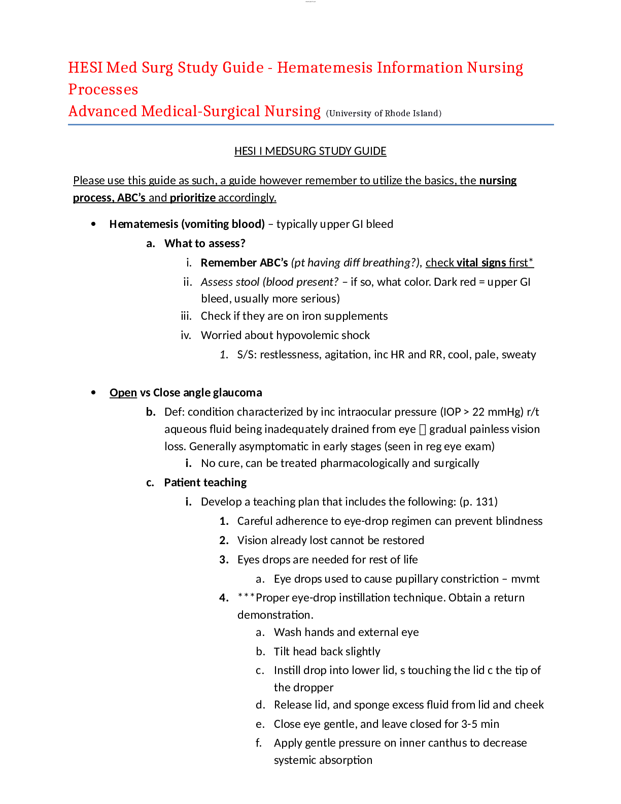 Preview image for American Public University-hesi-med-surg-study-guide-hematemesis-information-nursing-processes-THIS MATERIAL MADE ME ACHIEVE AN A