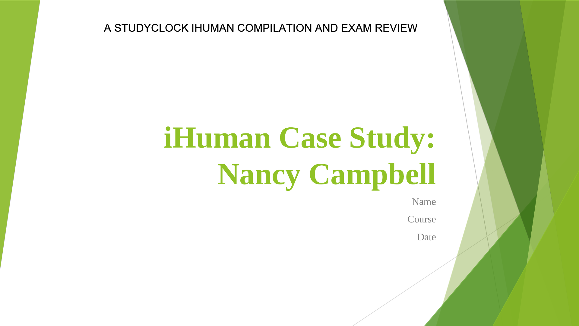 Preview image for iHuman Case Study :Nancy Campbell Case Summary