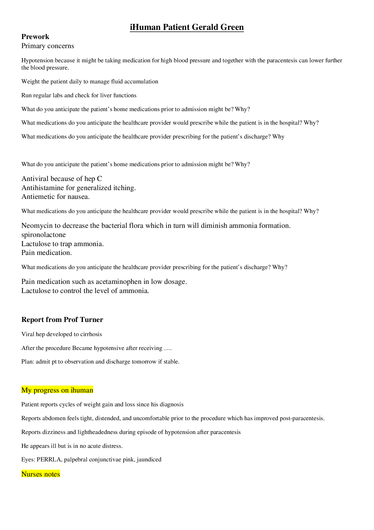 Preview image for iHuman Patient Gerald Green