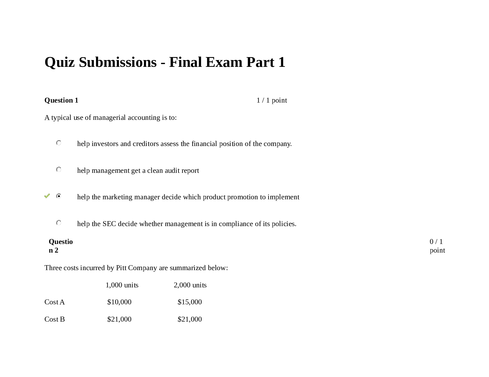 Preview image for MANAGEMENT (MGMT 640 ) Final Exam part 1 , part 2 QUIZ SUBMISSIONS, GROUP PROJECT AND  ESSY with complete solution(Piled docs graded A) LATEST STUDY GUIDE