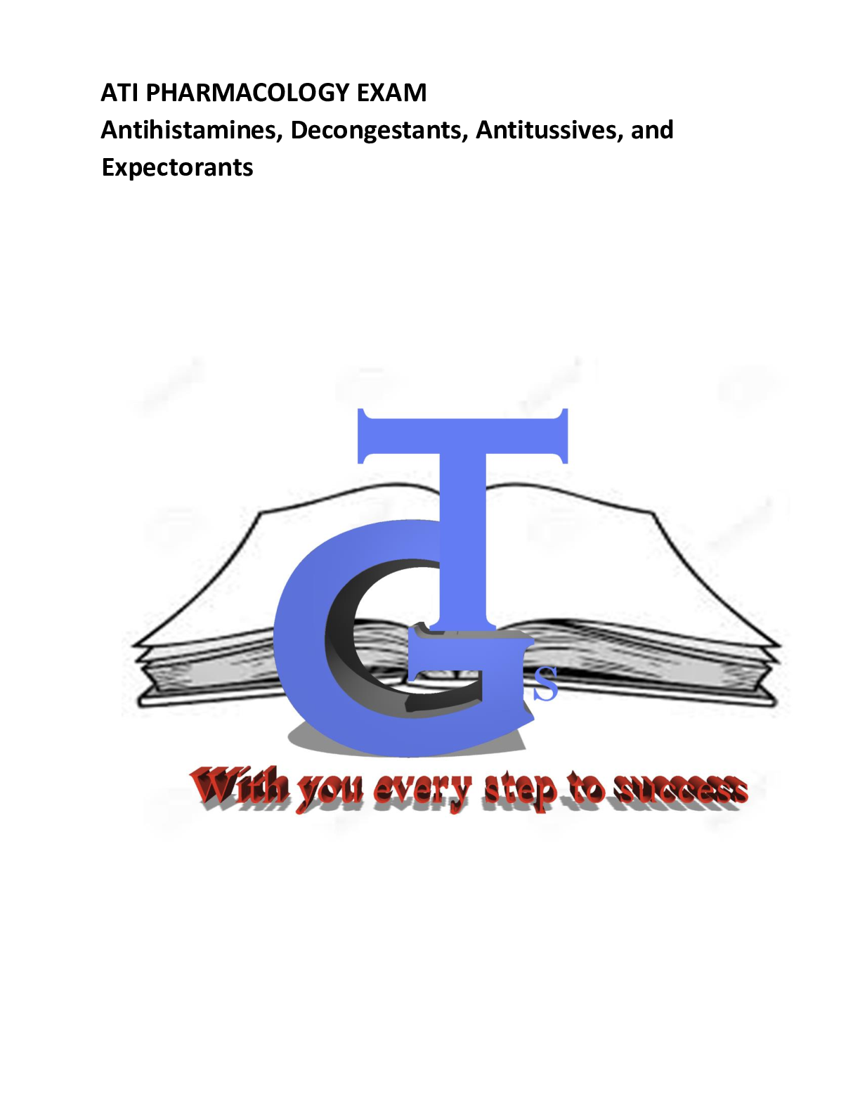 Preview image for ATI PHARMACOLOGY EXAM Antihistamines, Decongestants, Antitussives, and  Expectorants