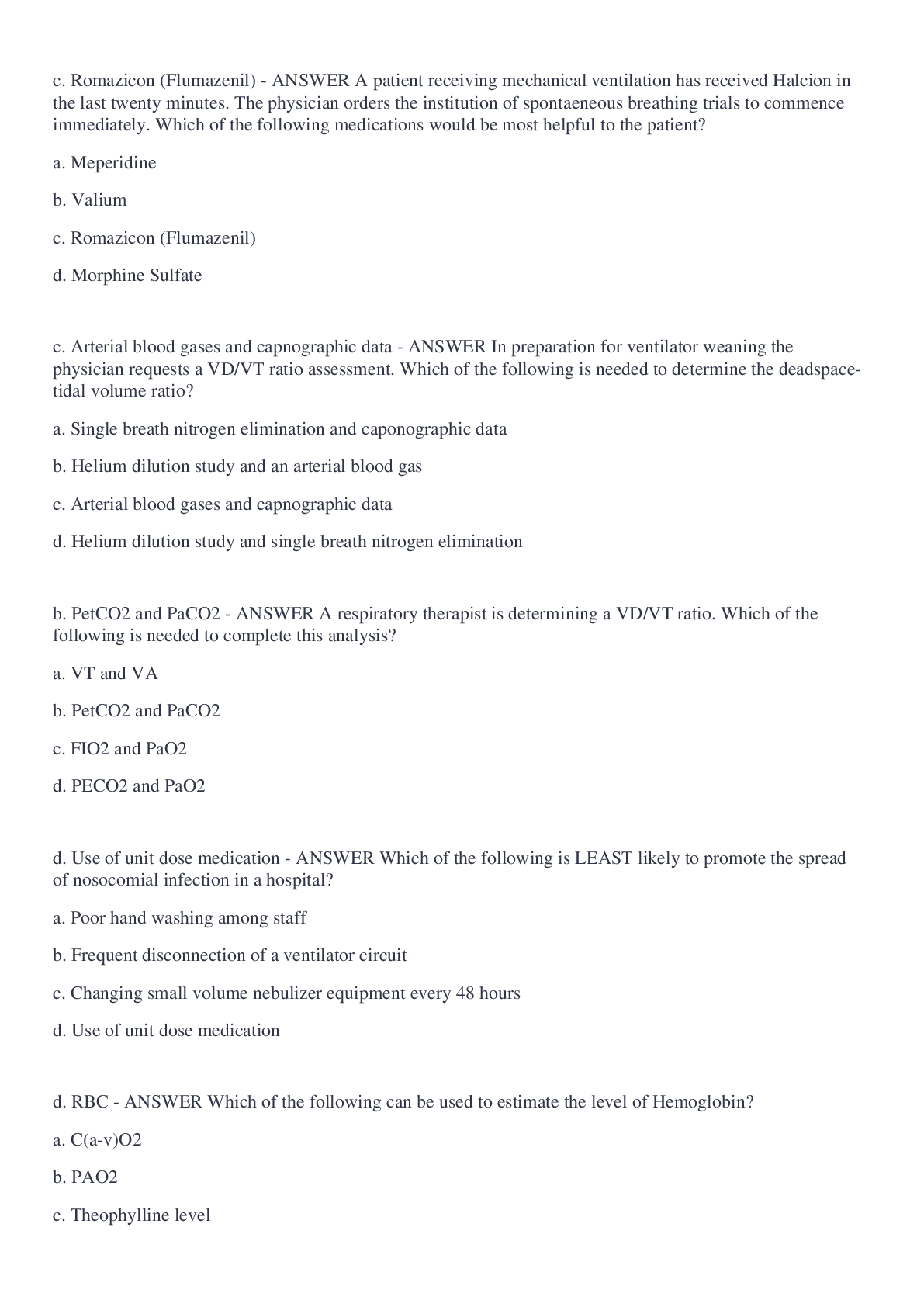 Preview of TMC Exam A 2022/2023 Questions and Answers
