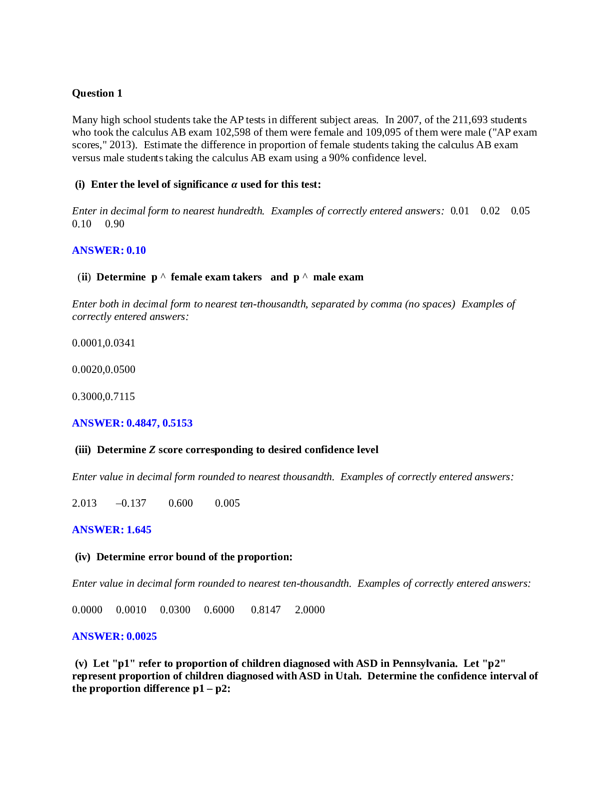 Preview image for STAT 200 Quiz 4 Questions and Answers Complete A+ Guide [Latest Update]