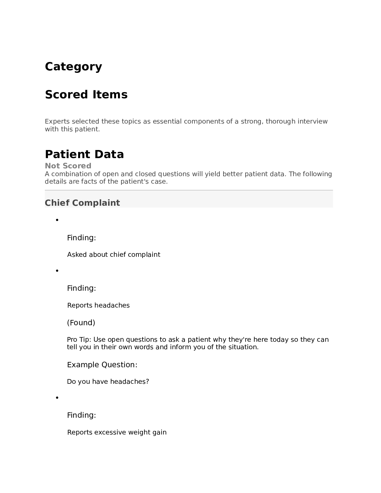 Preview image for NURSING 4130 shadow health preeclampsia
