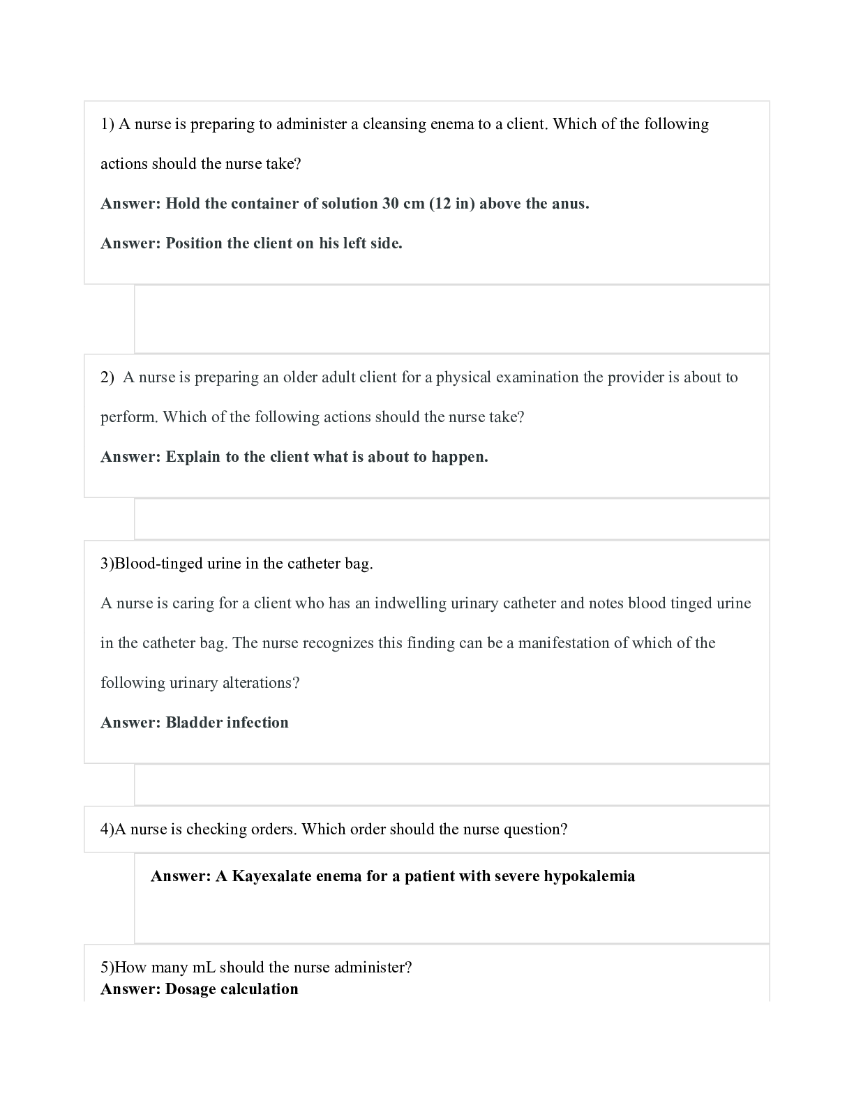 Preview of study Guide final.pdf NUR 490