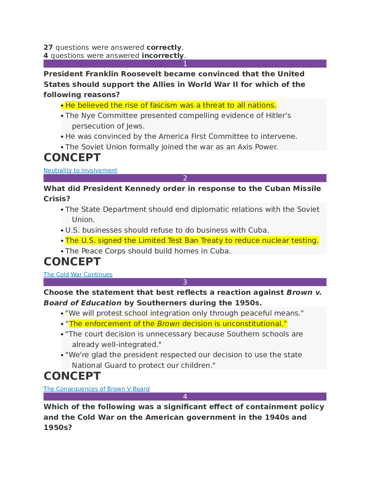 Preview image for HISTORY 101us history 2 milestone 3. Q&A Plus Concepts